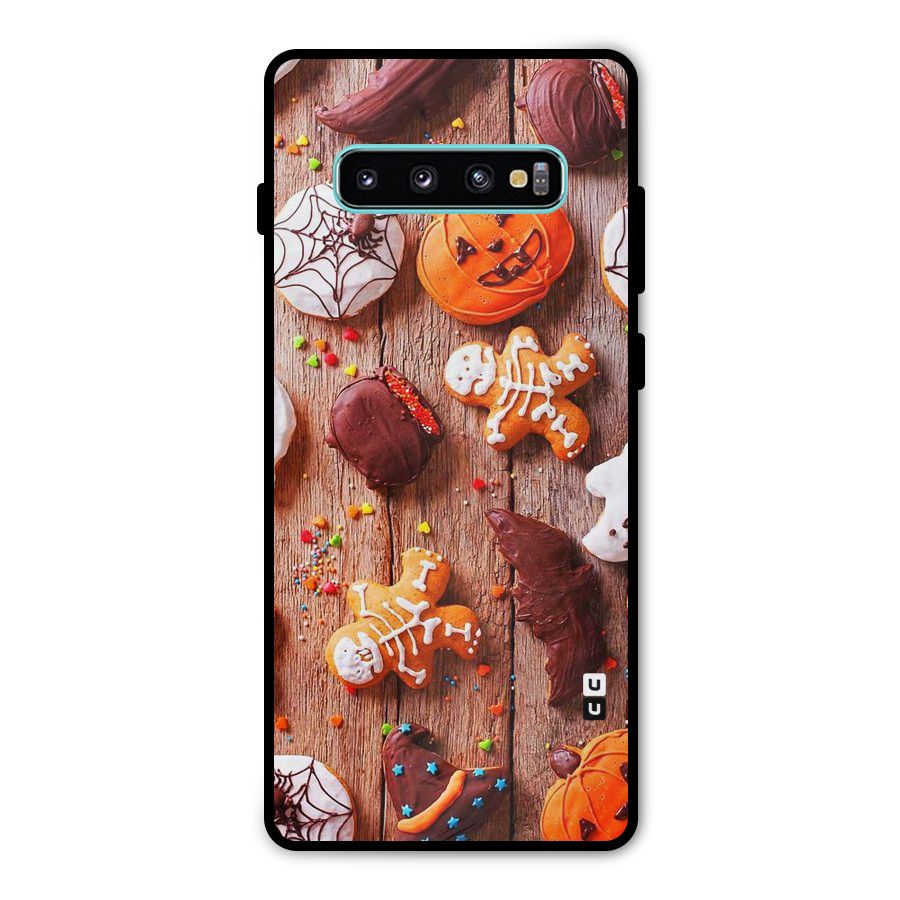 Halloween Chocolates Metal Back Case for Galaxy S10 Plus
