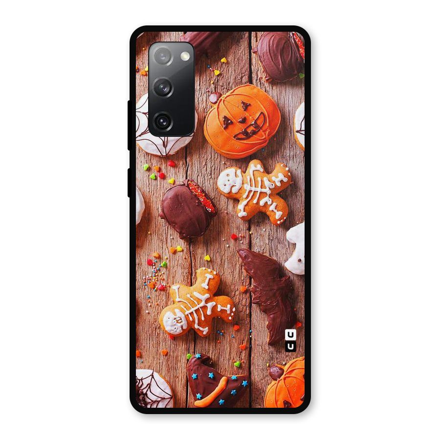 Halloween Chocolates Metal Back Case for Galaxy S20 FE 5G