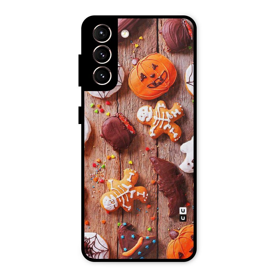 Halloween Chocolates Metal Back Case for Galaxy S21 5G