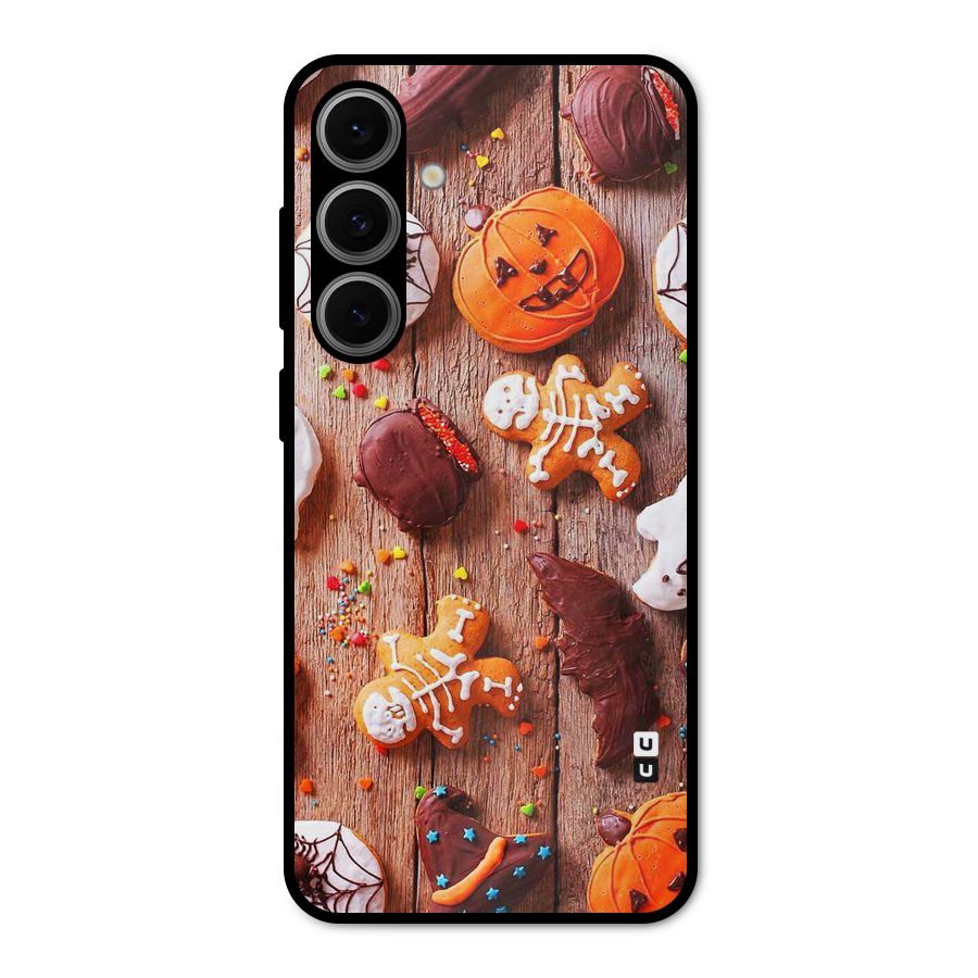 Halloween Chocolates Metal Back Case for Galaxy S24 FE