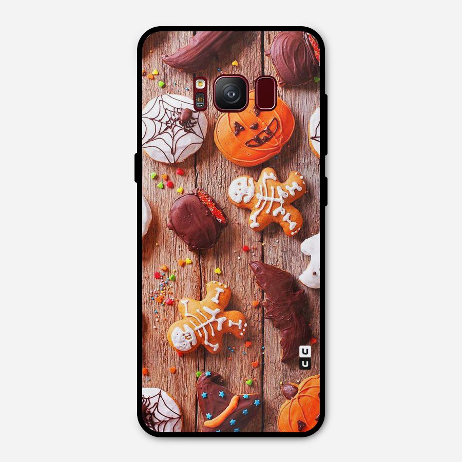 Halloween Chocolates Metal Back Case for Galaxy S8