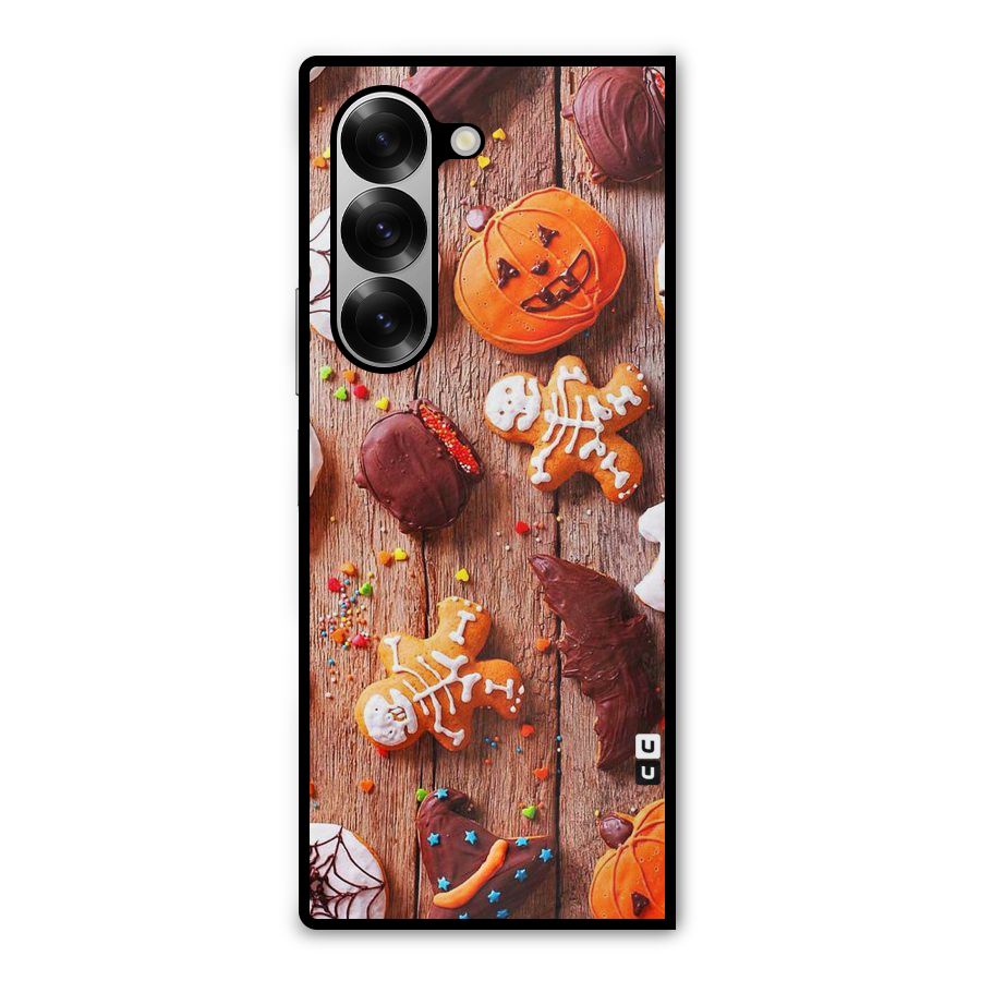 Halloween Chocolates Metal Back Case for Galaxy Z Fold6