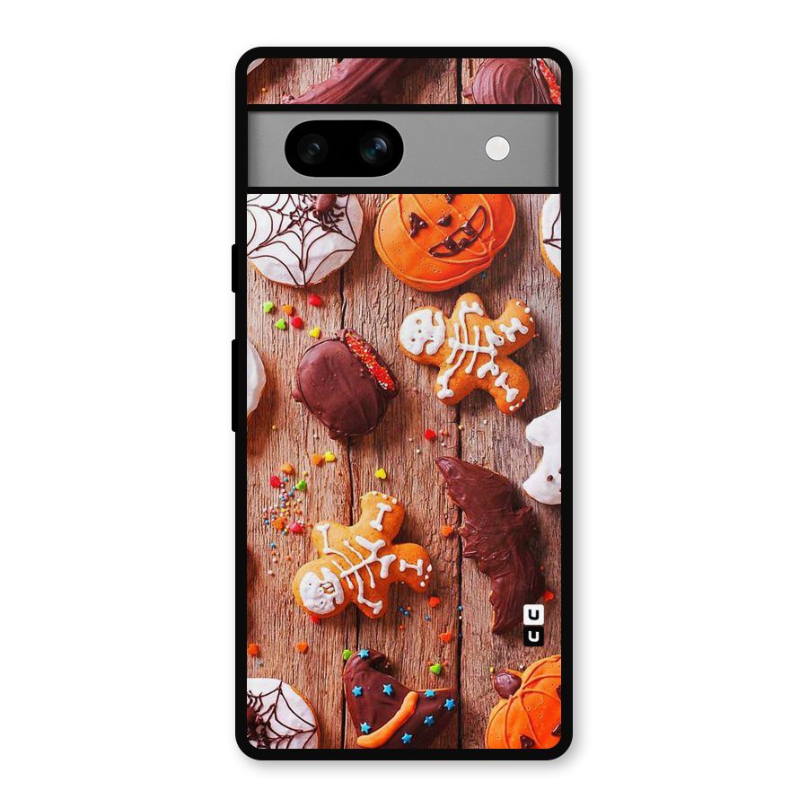 Halloween Chocolates Metal Back Case for Google Pixel 7a