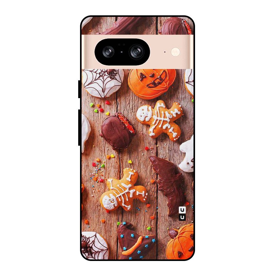 Halloween Chocolates Metal Back Case for Google Pixel 8