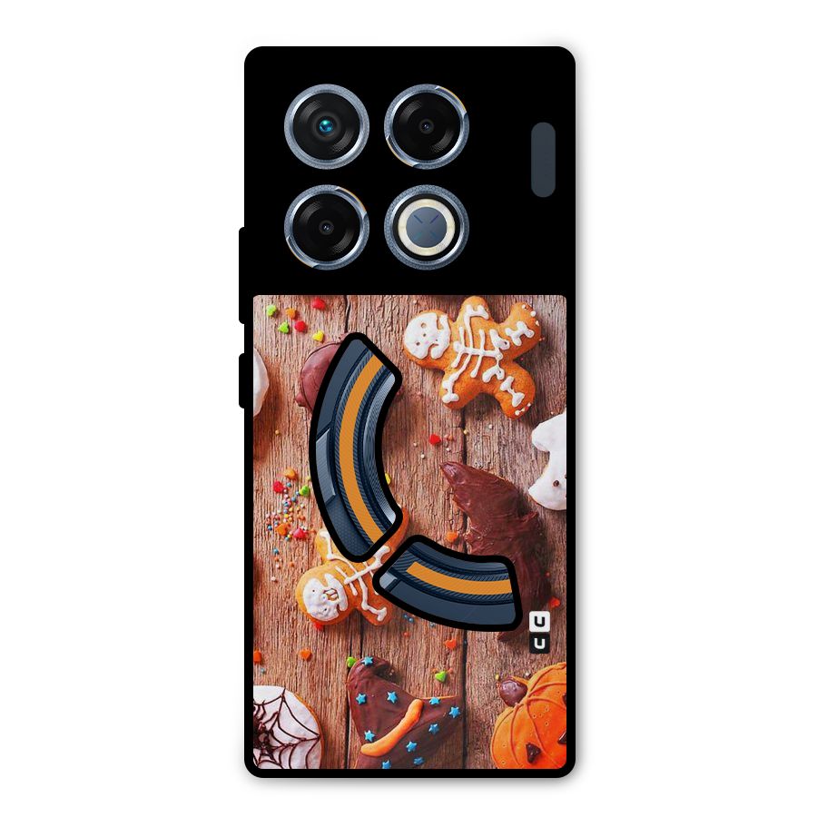 Halloween Chocolates Metal Back Case for Infinix GT 20 Pro