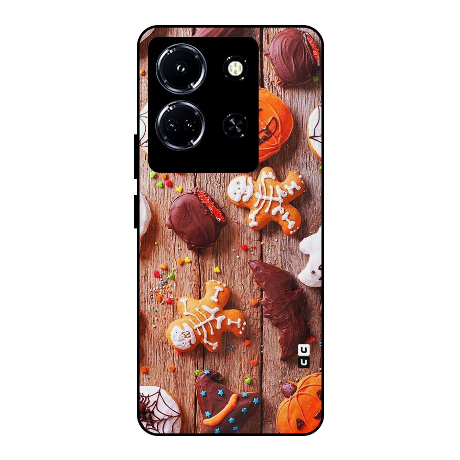 Halloween Chocolates Metal Back Case for Infinix Note 30 5G