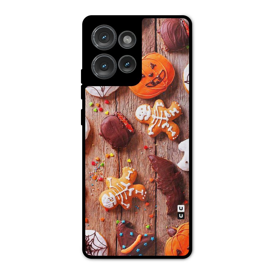 Halloween Chocolates Metal Back Case for Motorola Edge 50
