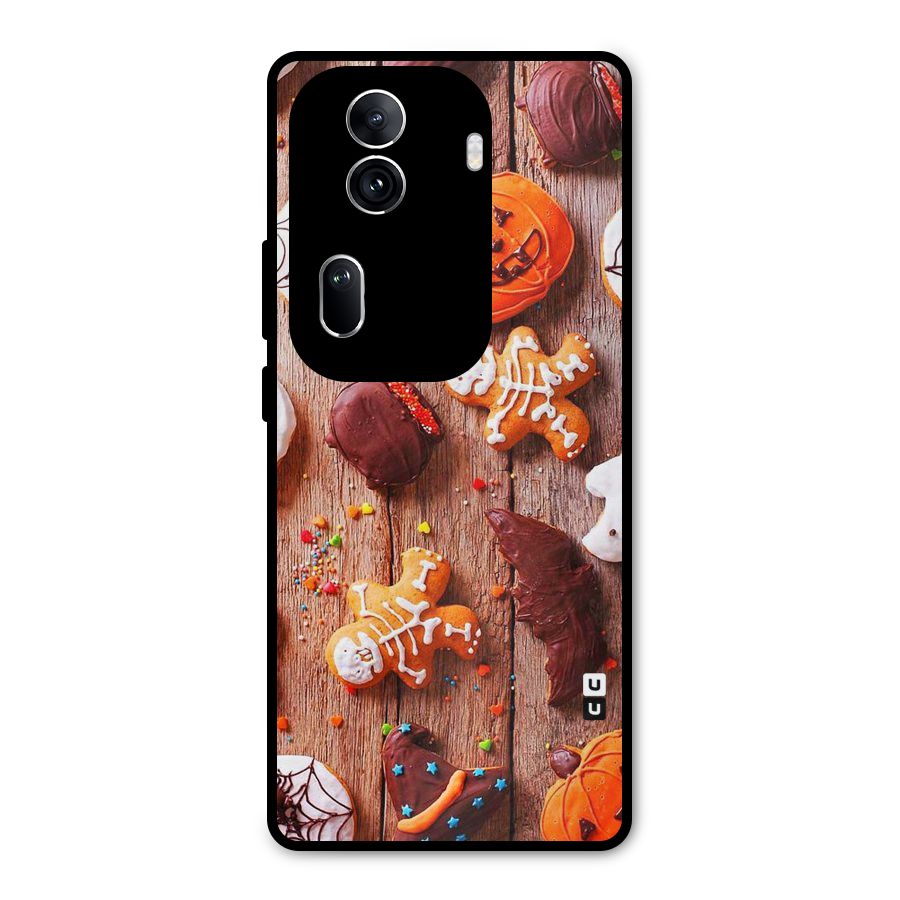 Halloween Chocolates Metal Back Case for Oppo Reno11 Pro 5G