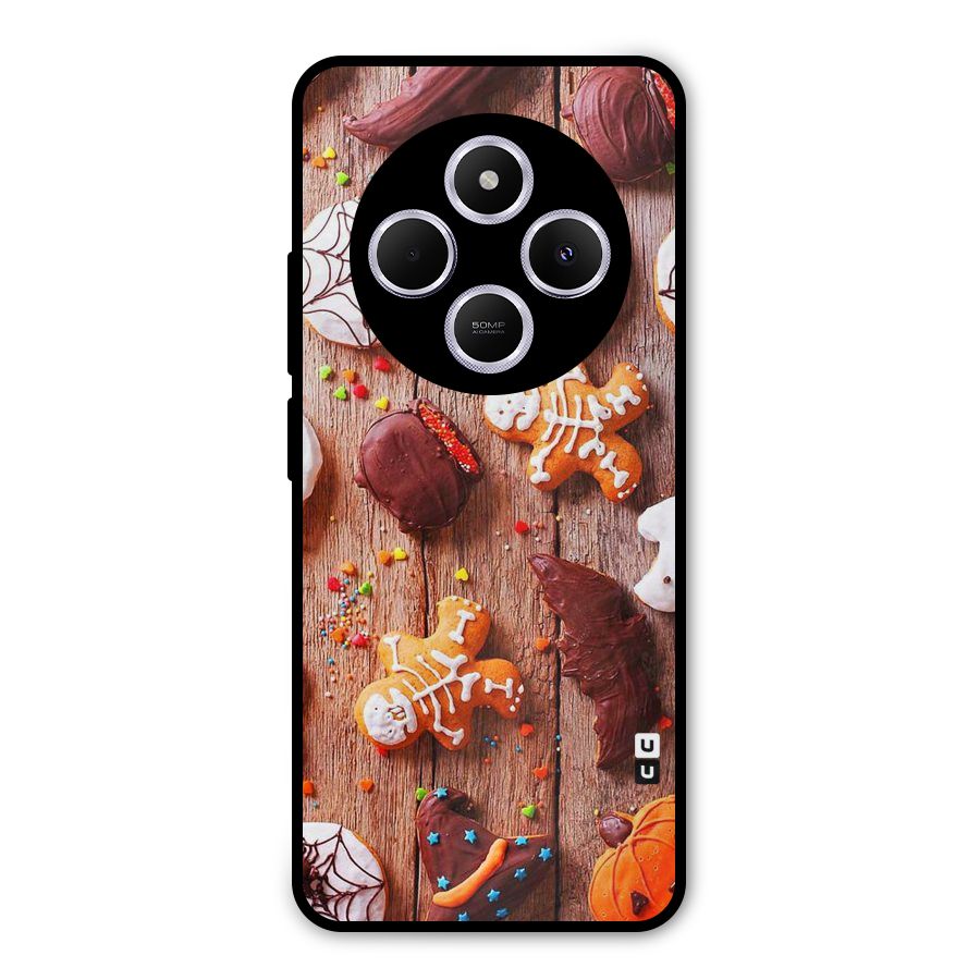 Halloween Chocolates Metal Back Case for Poco C75 5G