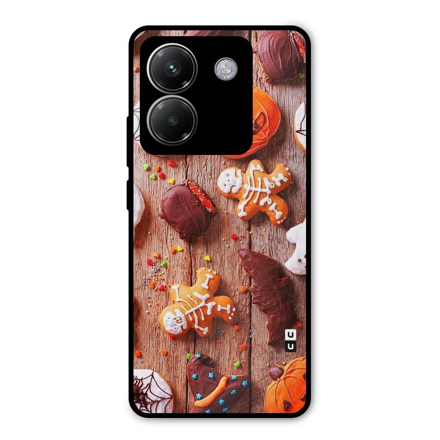 Halloween Chocolates Metal Back Case for Poco M7 Pro 5G