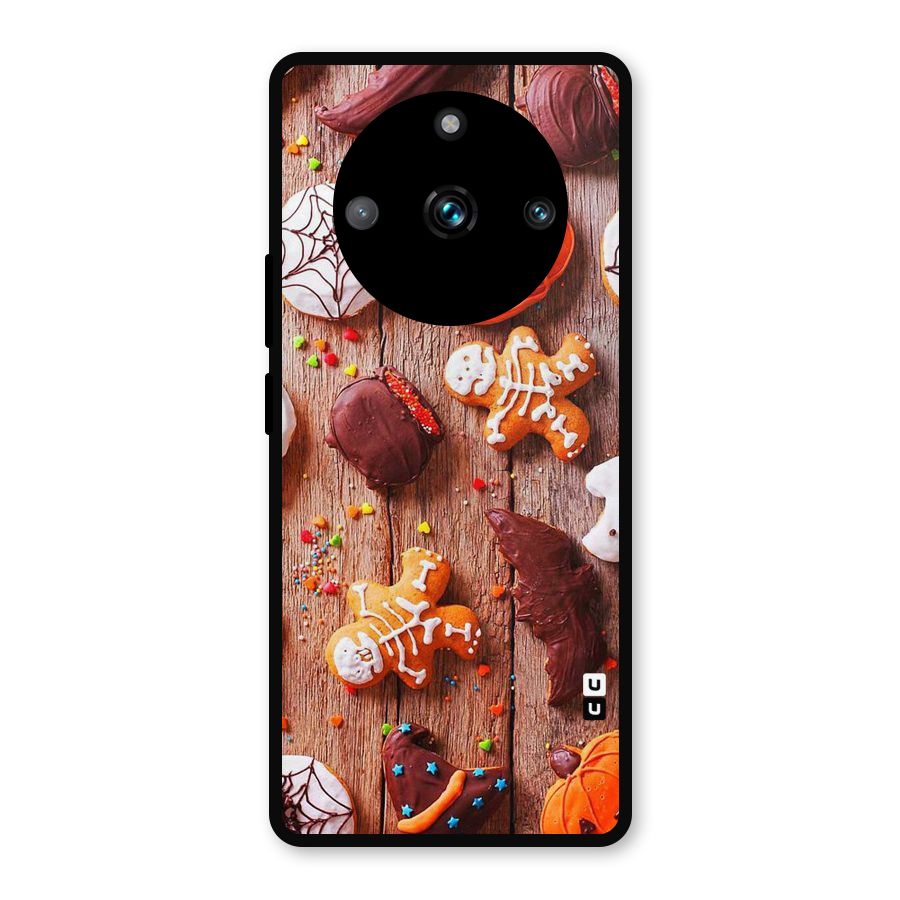 Halloween Chocolates Metal Back Case for Realme 11 Pro