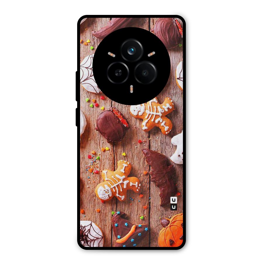 Halloween Chocolates Metal Back Case for Realme 14 Pro
