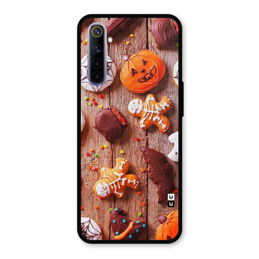 Halloween Chocolates Metal Back Case for Realme 6i
