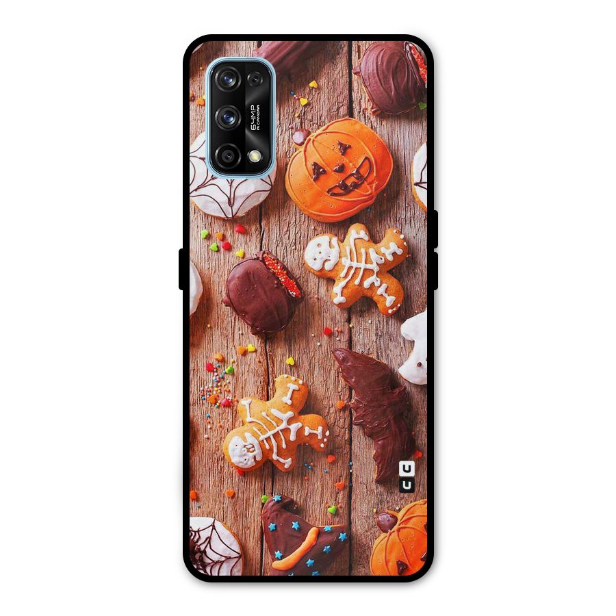 Halloween Chocolates Metal Back Case for Realme 7 Pro