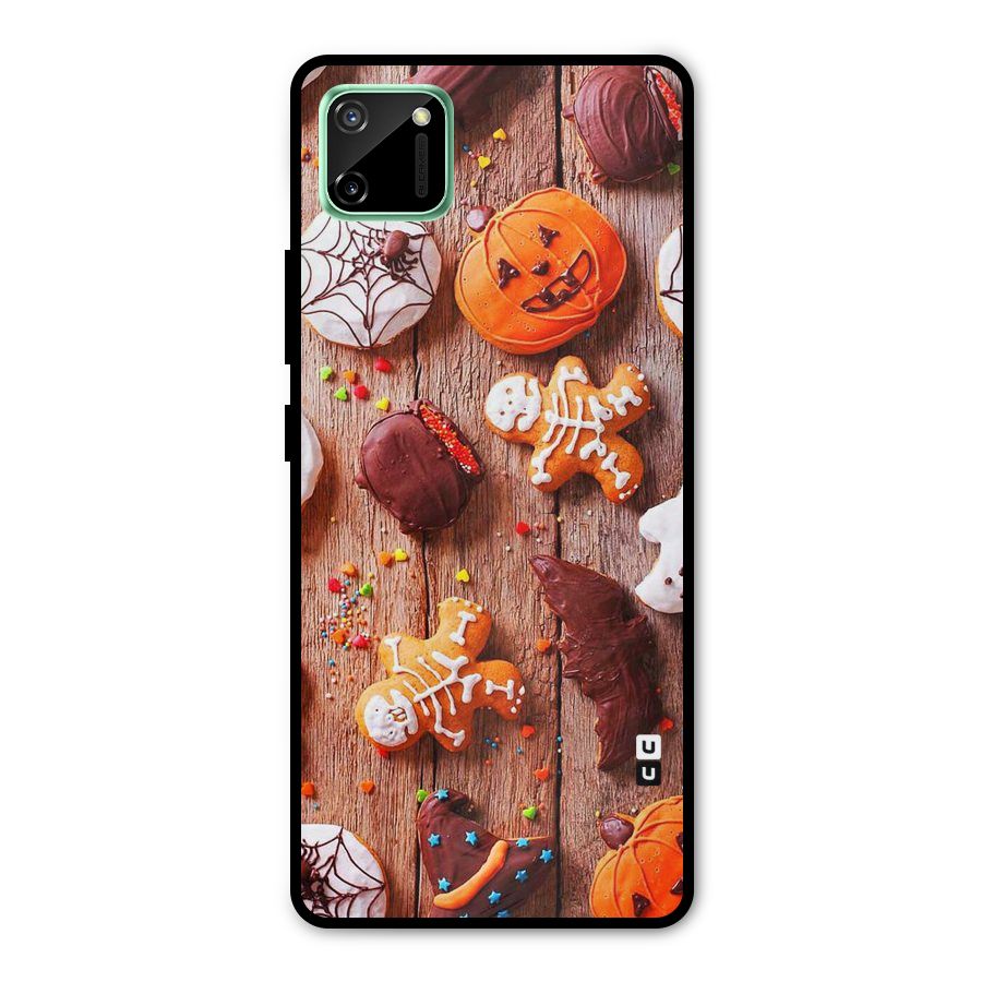 Halloween Chocolates Metal Back Case for Realme C11