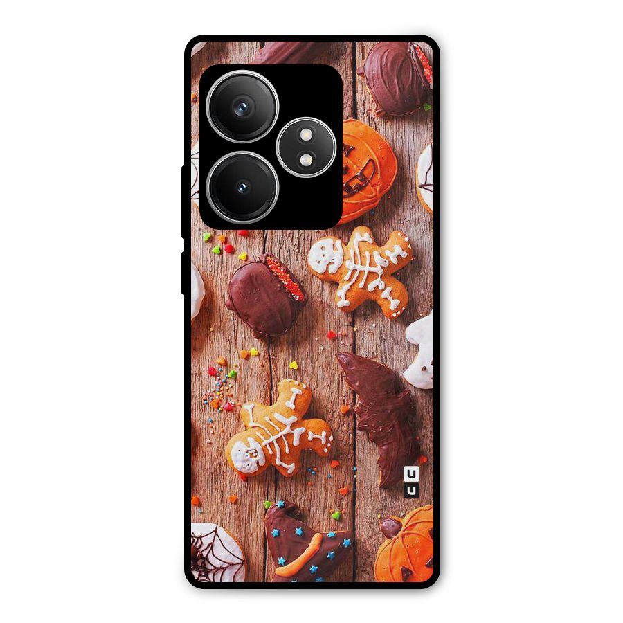 Halloween Chocolates Metal Back Case for Realme GT 6T
