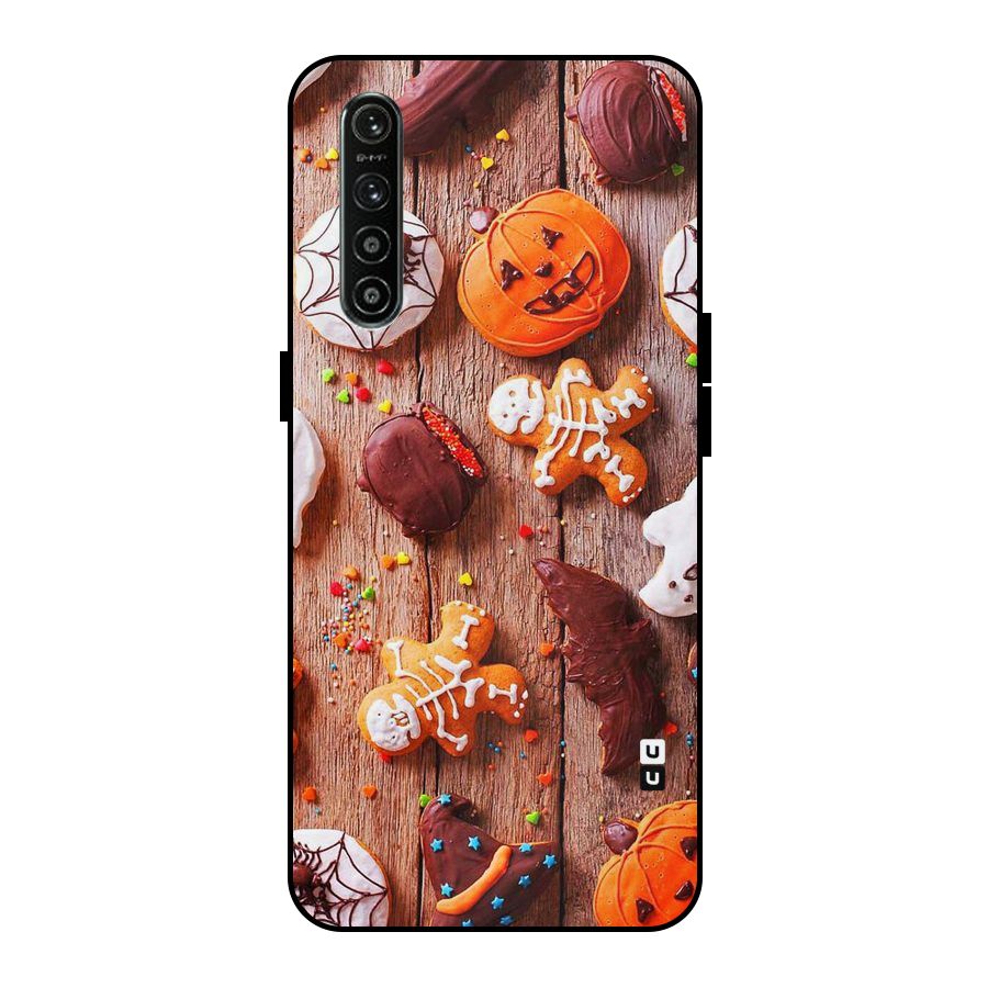 Halloween Chocolates Metal Back Case for Realme XT