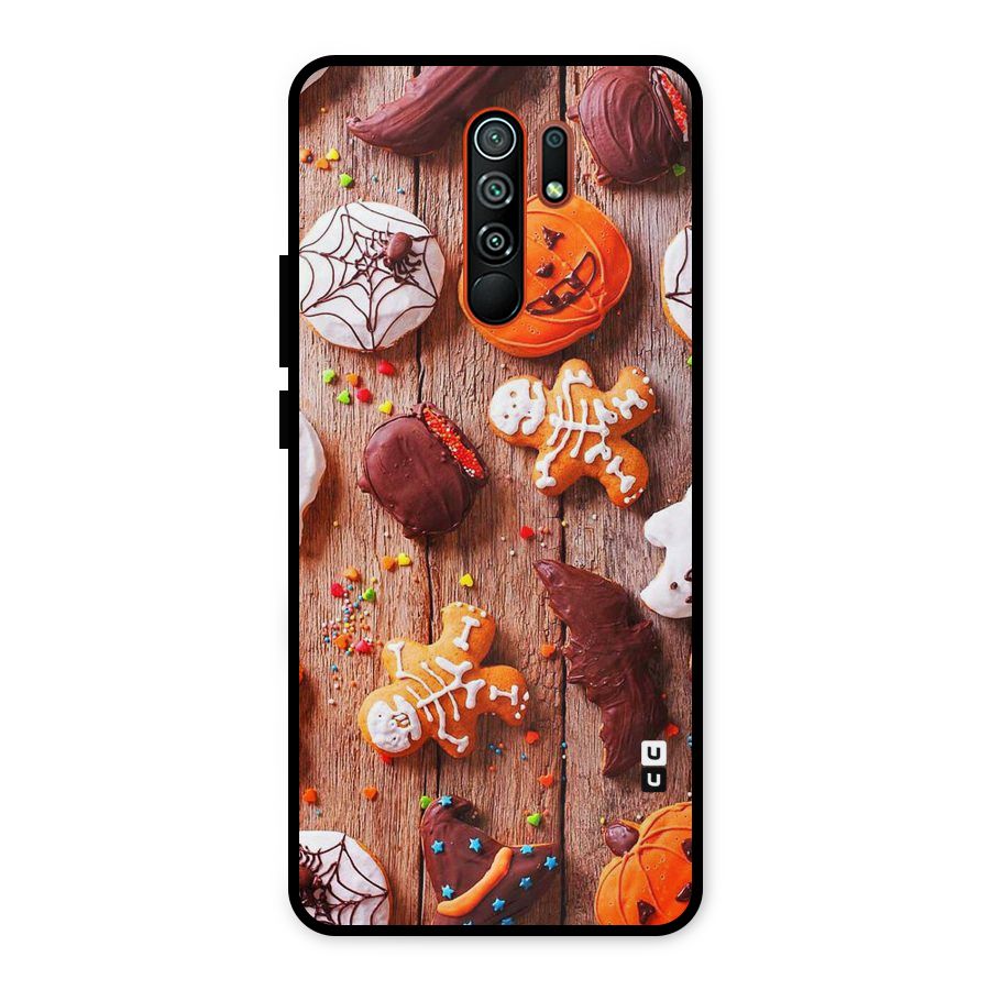 Halloween Chocolates Metal Back Case for Redmi 9 Prime
