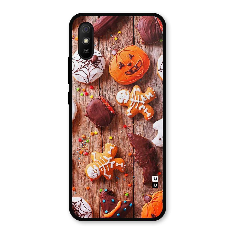 Halloween Chocolates Metal Back Case for Redmi 9i
