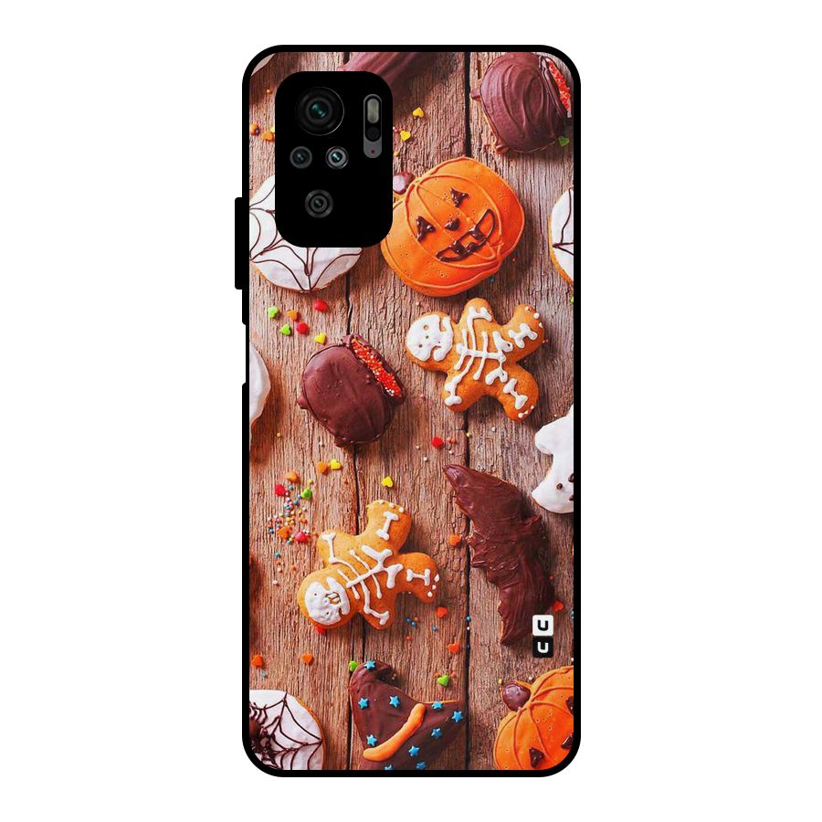 Halloween Chocolates Metal Back Case for Redmi Note 10S