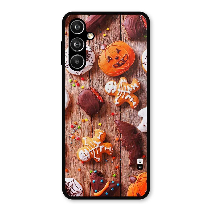 Halloween Chocolates Metal Back Case for Samsung Galaxy M54
