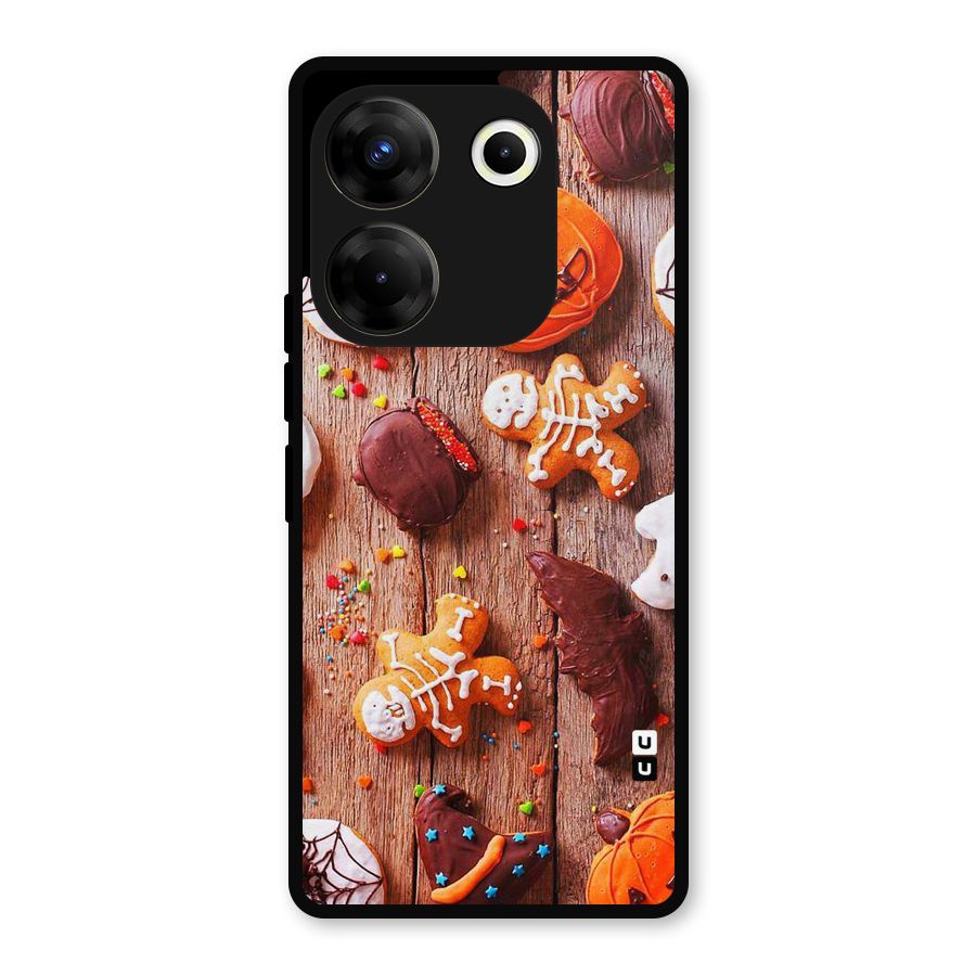 Halloween Chocolates Metal Back Case for Tecno Camon 20 Pro