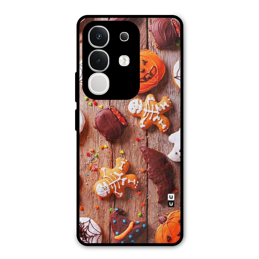 Halloween Chocolates Metal Back Case for Vivo T4x