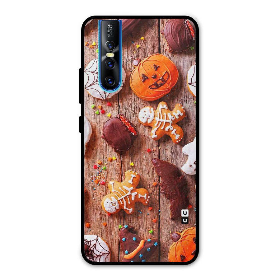 Halloween Chocolates Metal Back Case for Vivo V15 Pro