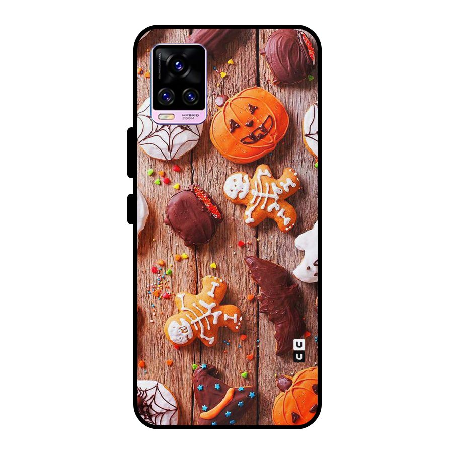 Halloween Chocolates Metal Back Case for Vivo V20 Pro