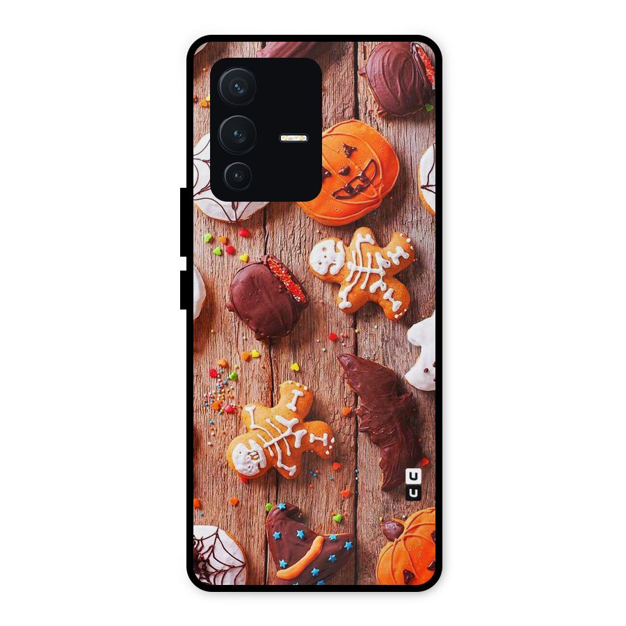 Halloween Chocolates Metal Back Case for Vivo V23 5G