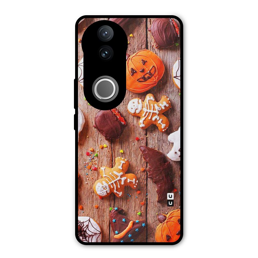 Halloween Chocolates Metal Back Case for Vivo V50e