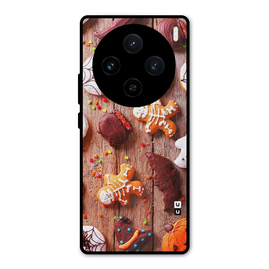 Halloween Chocolates Metal Back Case for Vivo X100
