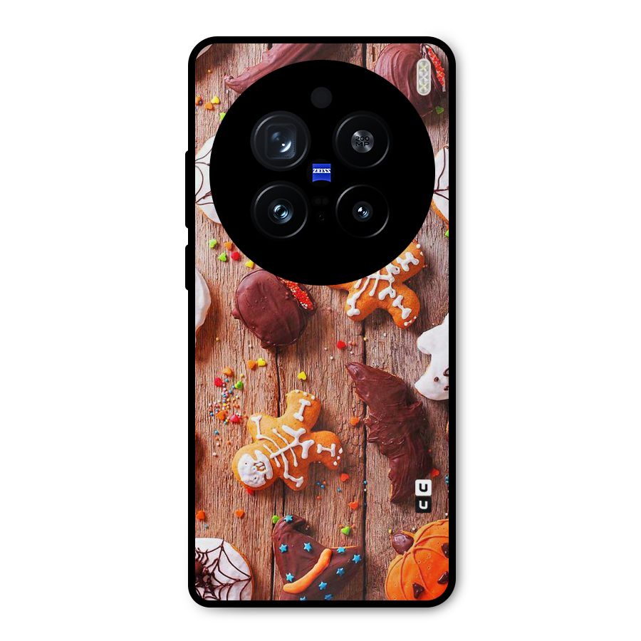Halloween Chocolates Metal Back Case for Vivo X200 Pro