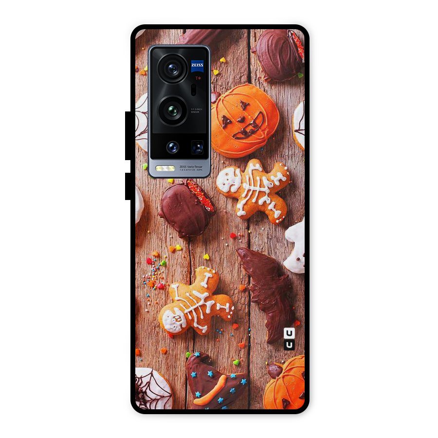 Halloween Chocolates Metal Back Case for Vivo X60 Pro Plus