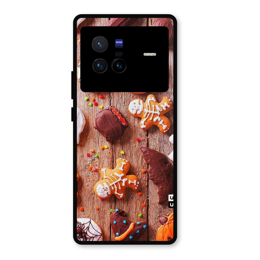 Halloween Chocolates Metal Back Case for Vivo X80