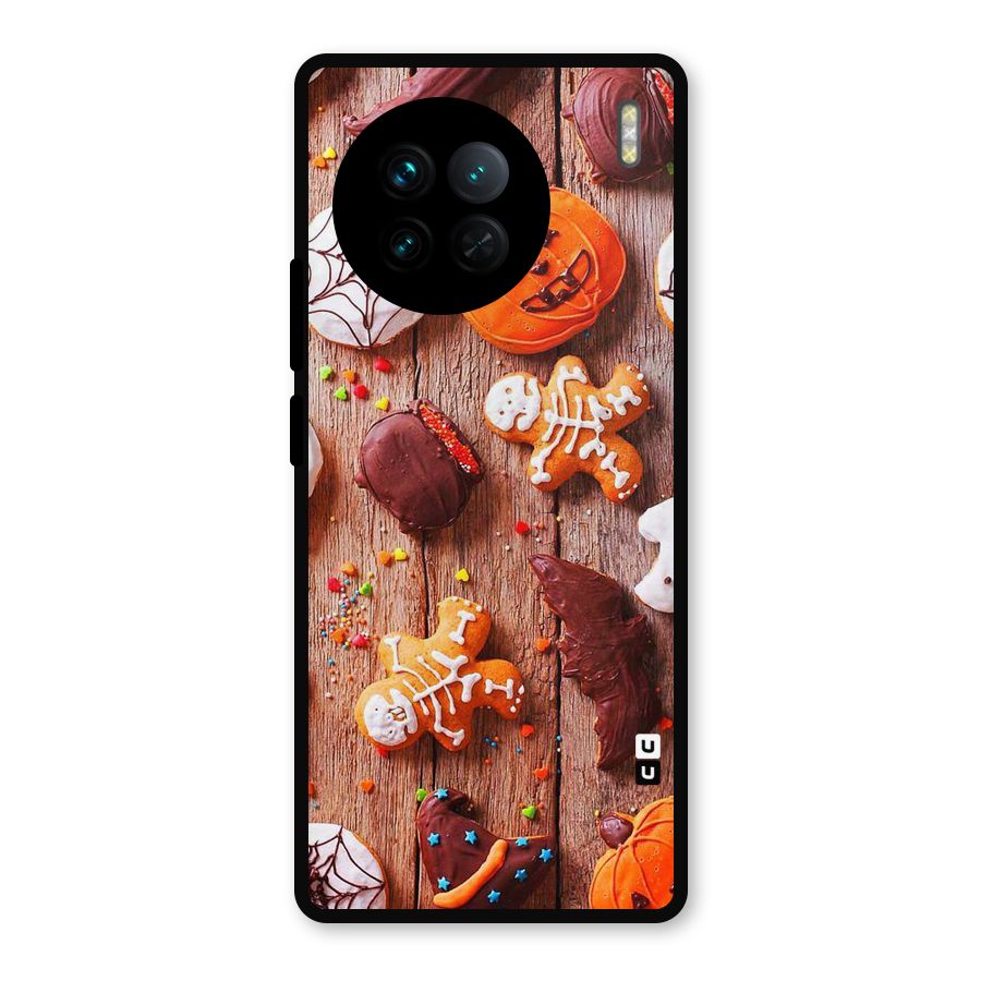 Halloween Chocolates Metal Back Case for Vivo X90