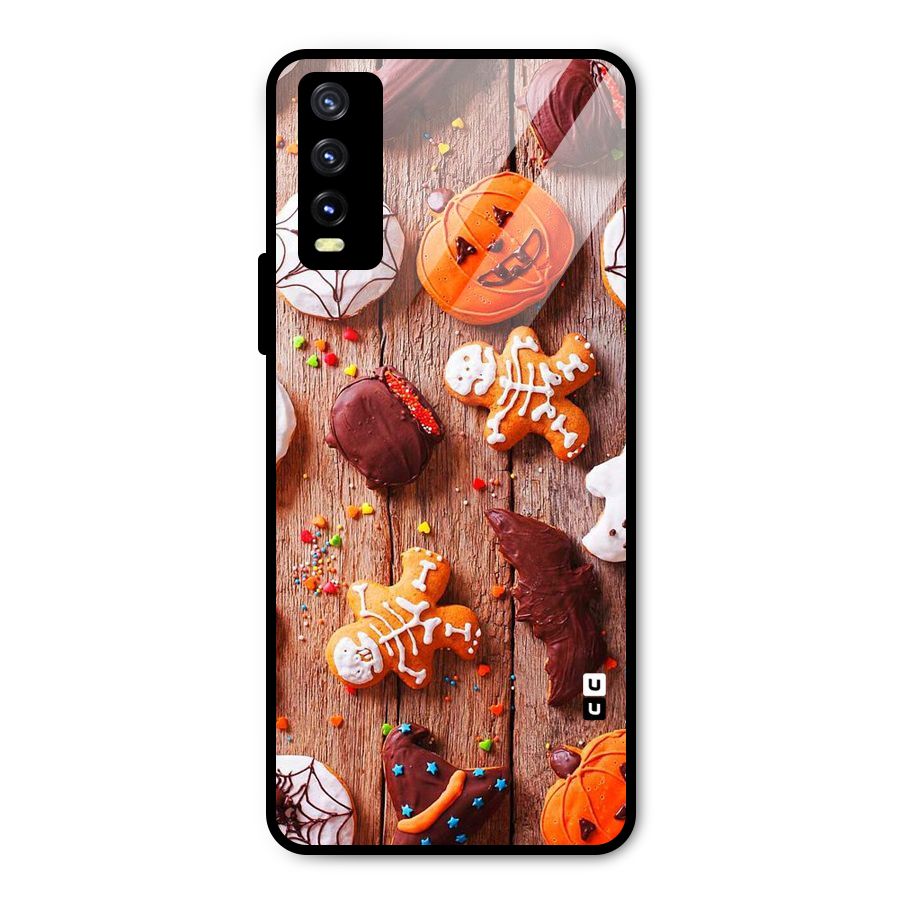 Halloween Chocolates Metal Back Case for Vivo Y20