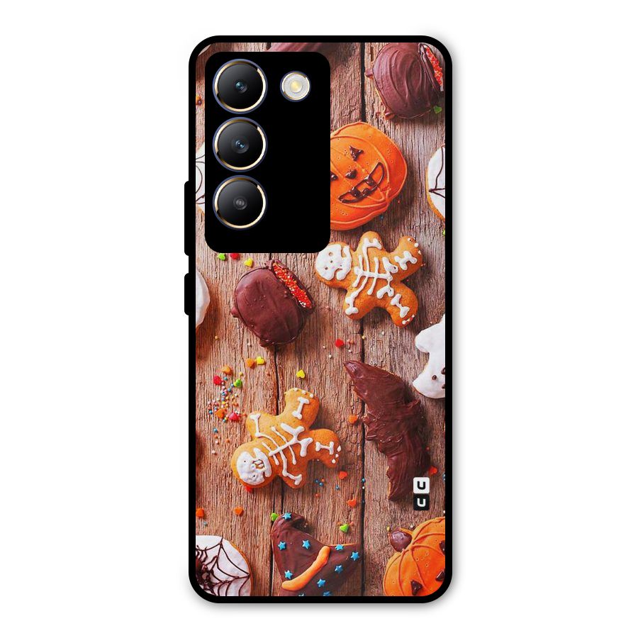 Halloween Chocolates Metal Back Case for Vivo Y200e