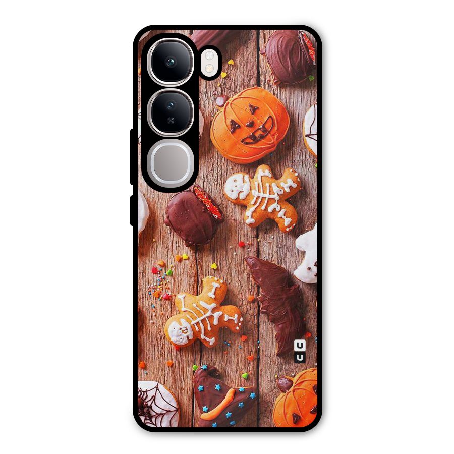 Halloween Chocolates Metal Back Case for Vivo Y300