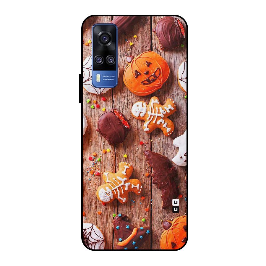 Halloween Chocolates Metal Back Case for Vivo Y51
