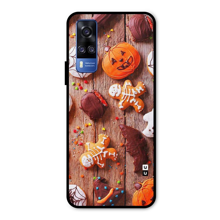 Halloween Chocolates Metal Back Case for Vivo Y51A