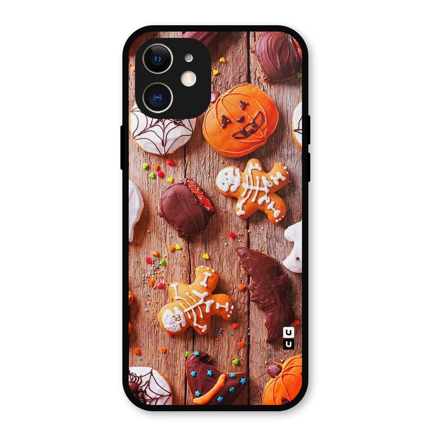 Halloween Chocolates Metal Back Case for iPhone 12