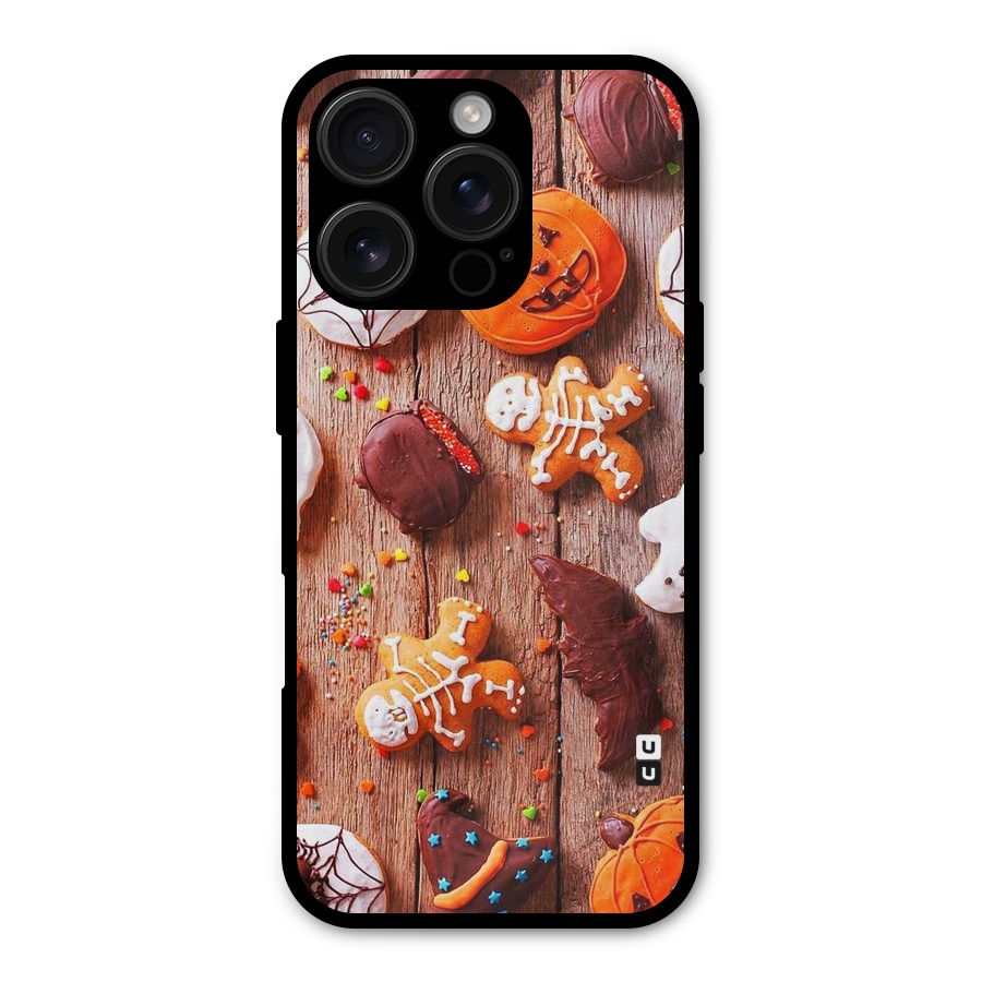 Halloween Chocolates Metal Back Case for iPhone 16 Pro