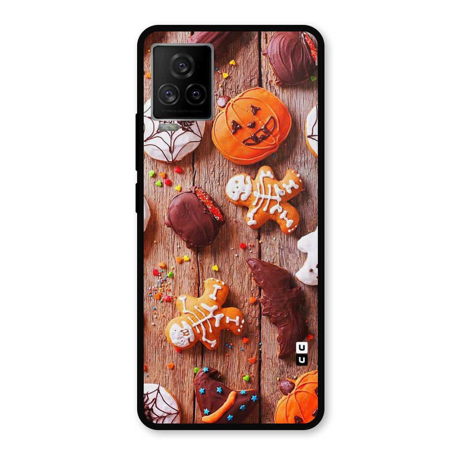 Halloween Chocolates Metal Back Case for iQOO 7 Legend 5G