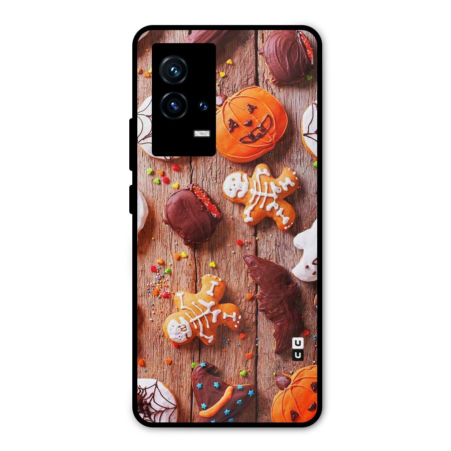 Halloween Chocolates Metal Back Case for iQOO 9 5G