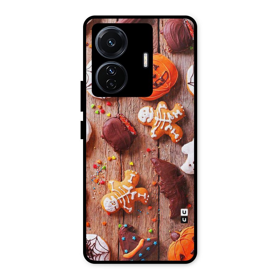 Halloween Chocolates Metal Back Case for iQOO Z6