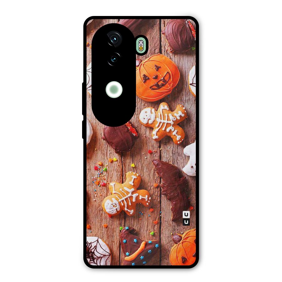Halloween Chocolates Metal Back Case for iQOO Z9s
