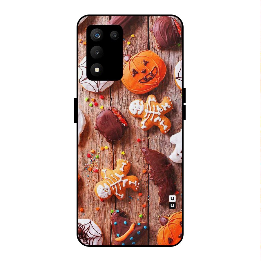 Halloween Chocolates Metal Back Case for realme 9 5G SE