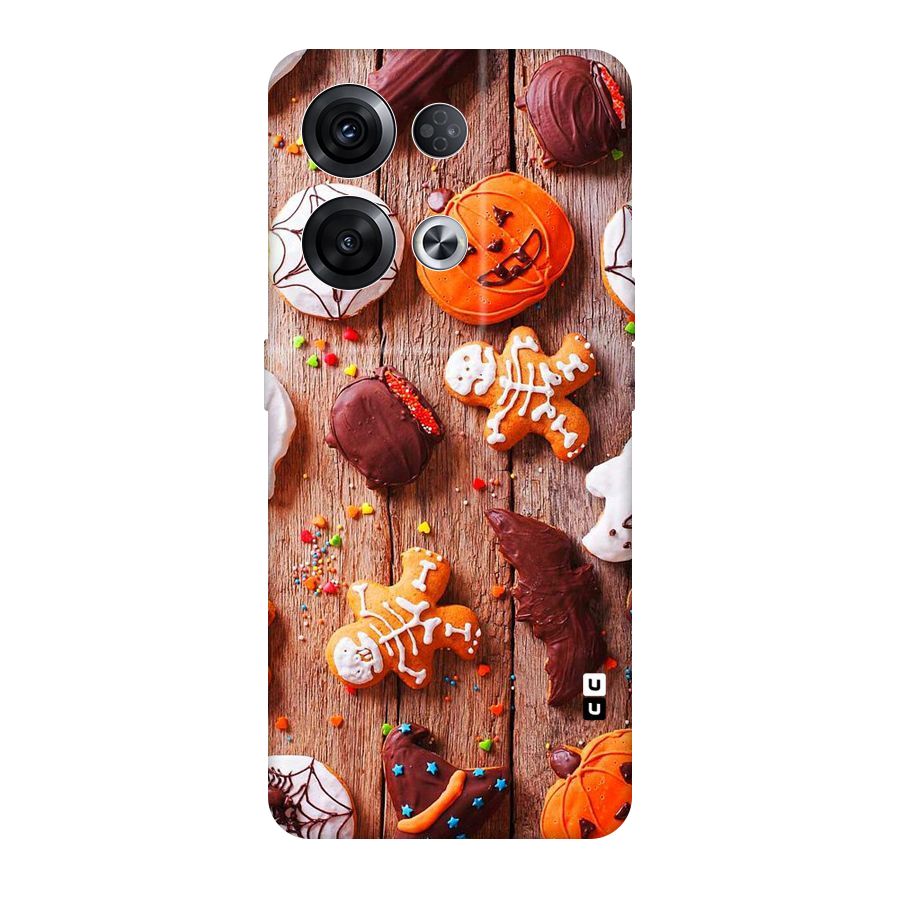 Halloween Chocolates Original Polycarbonate Back Case for Oppo Reno8 Pro 5G