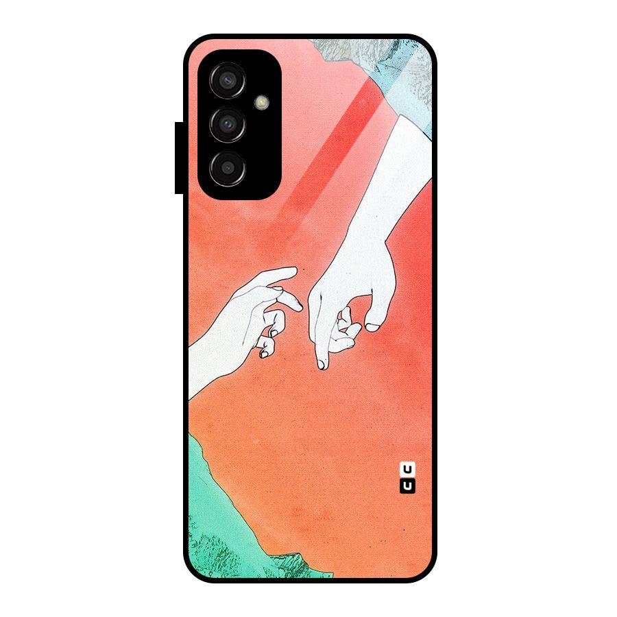 Hand Paint Drawing Glass Back Case for Galaxy F13